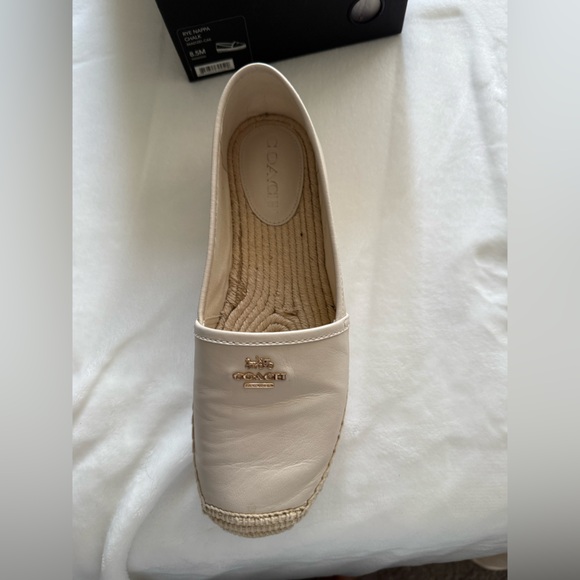Coach Women's Tan Espadrille Shoes - Picture 1 of 3